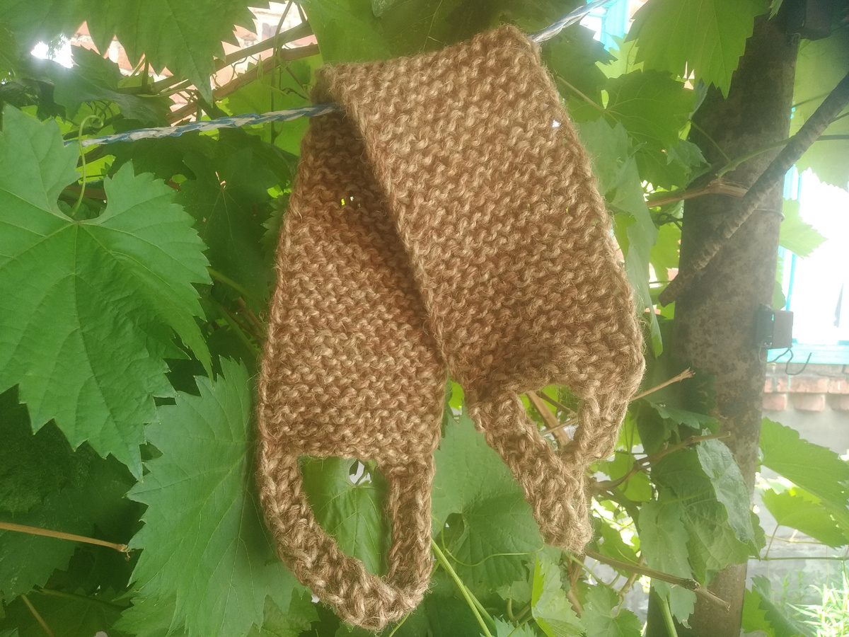 Мочалка из джута пока не стирала.
