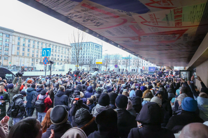    Прощание с Ширвиндтом в театре Сатиры. © Petrov Sergey news.ru/Globallookpress