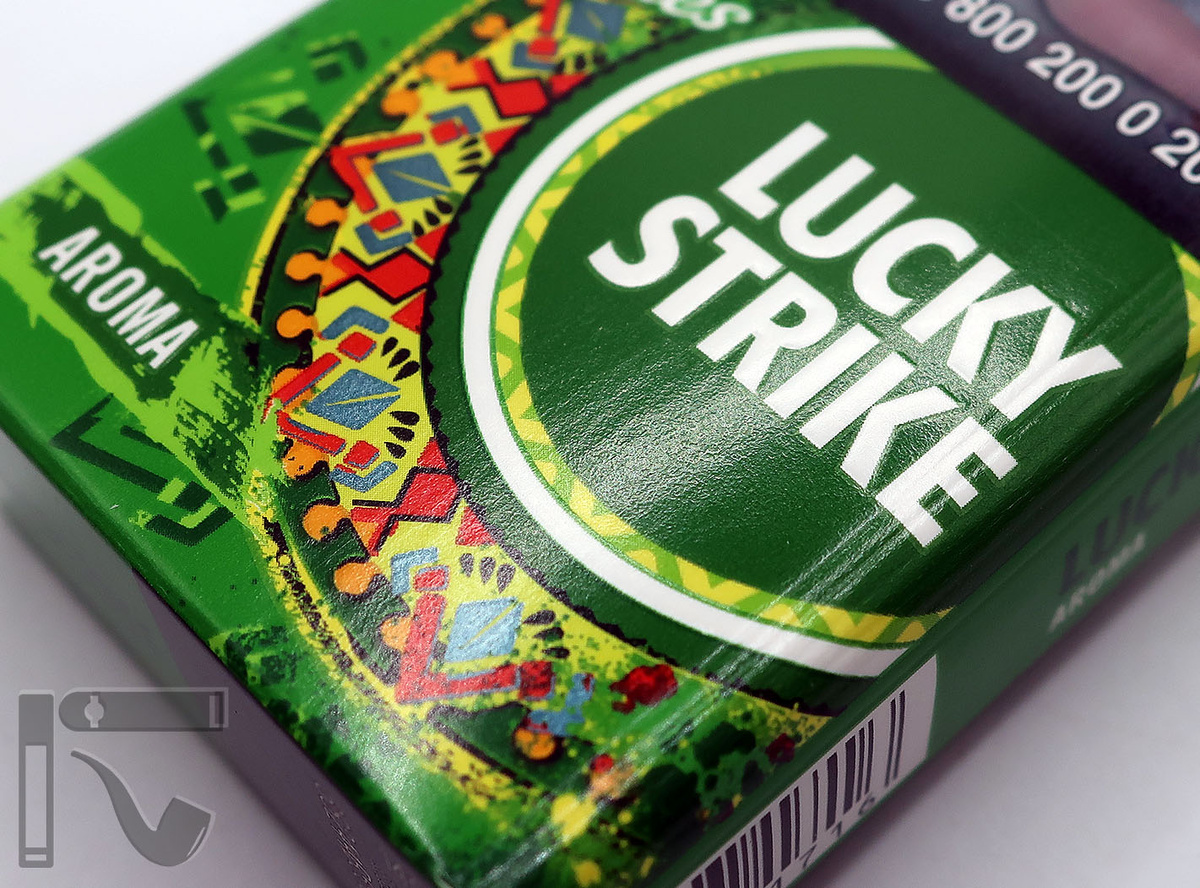 Сигареты Lucky Strike Aroma Green. Фото: © канал "Уголок Курильщика"