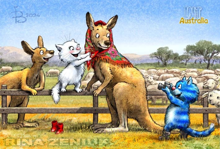 очаровательные коты Рины Зенюк