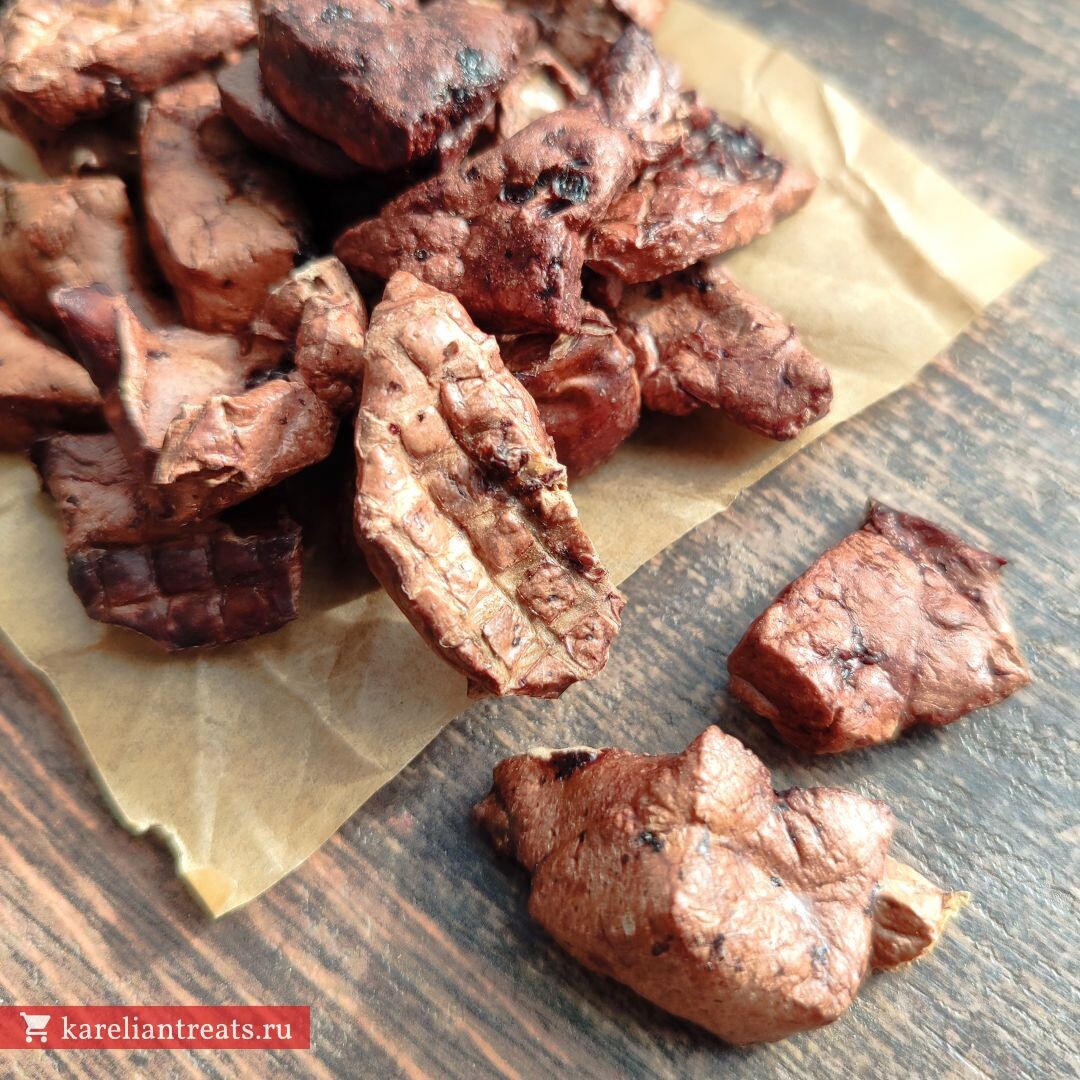 Новое лакомство для собак - сушеное баранье легкое
