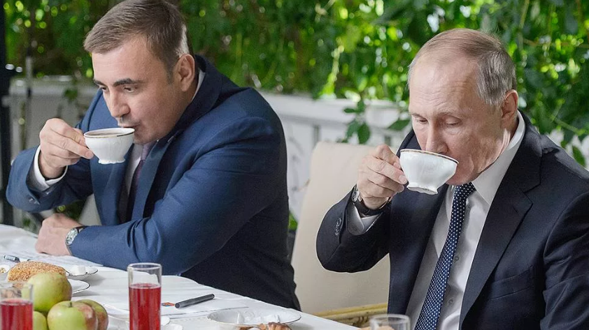 Алексей Дюмин и Владимир Путин.