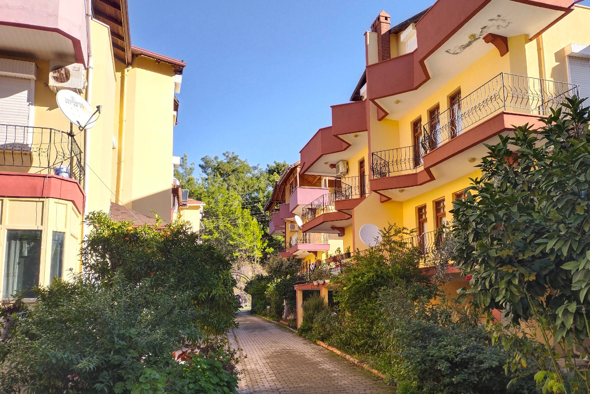 Турецкое сите в пригороде Аланьи