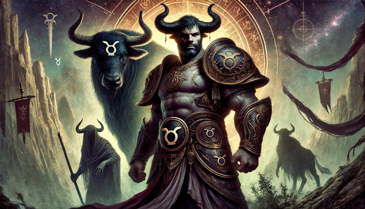 Мужество Тельца не знает границ: его взгляд подавляет недругов, а его сила непоколебима, как сама земля