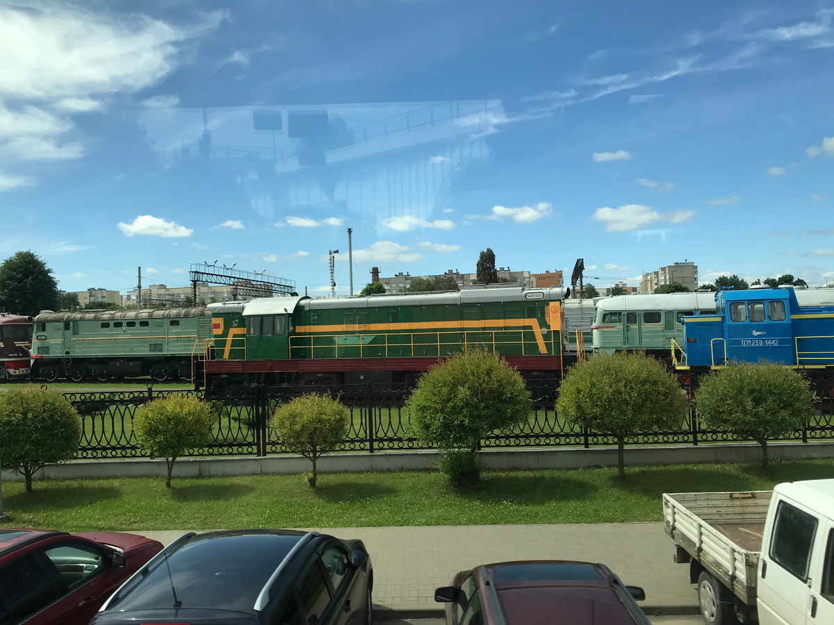 Снимала из окна автобуса, пока мы ехали через Белоруссию