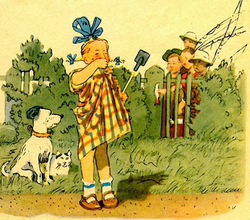 Картинка к стихотворению А.Барто "Девочка-рёвушка"