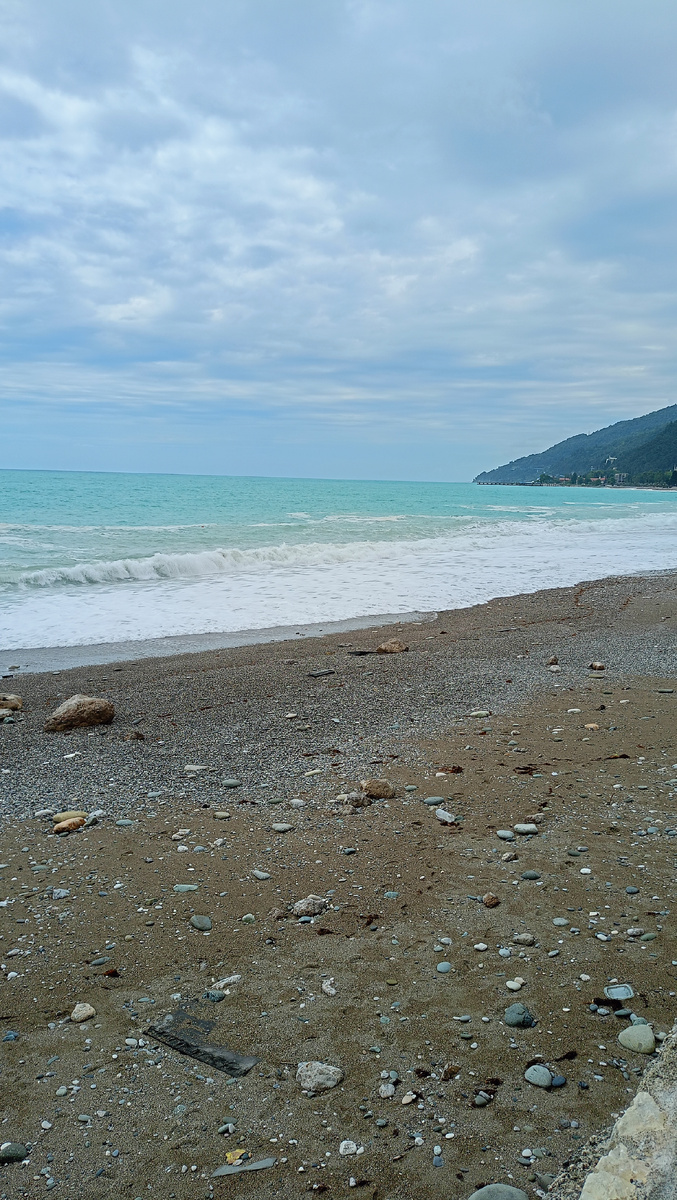 Вот такой стал пляж