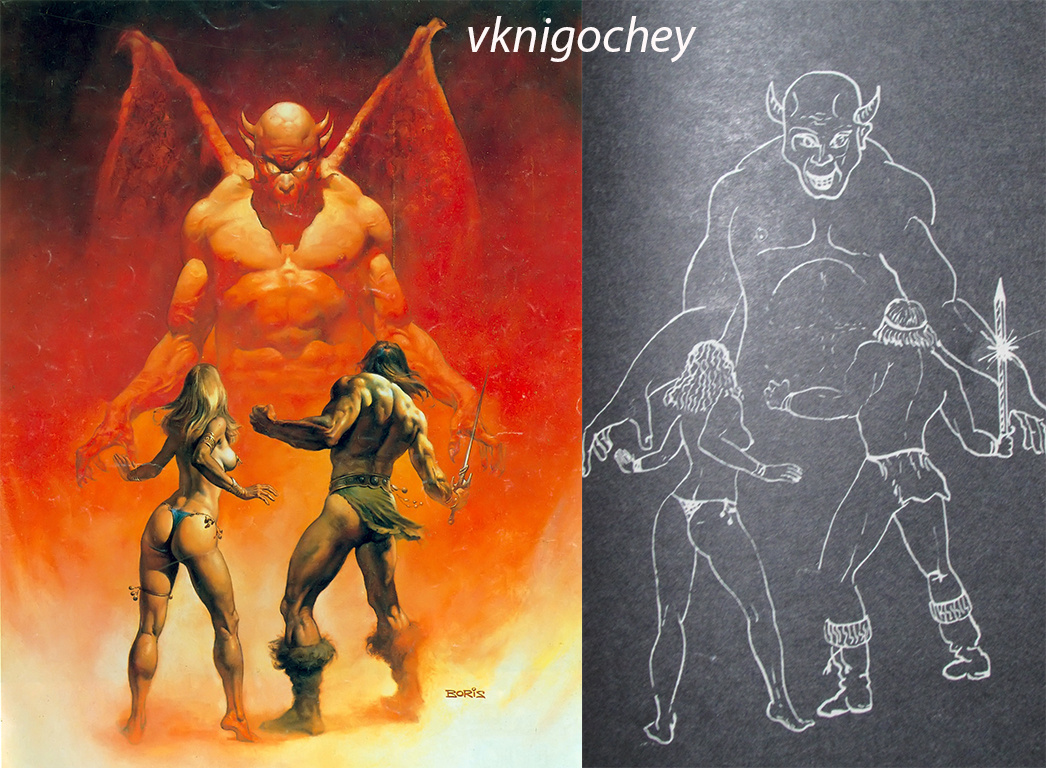 Здесь и далее "жалкая пародия и неповторимый оригинал".