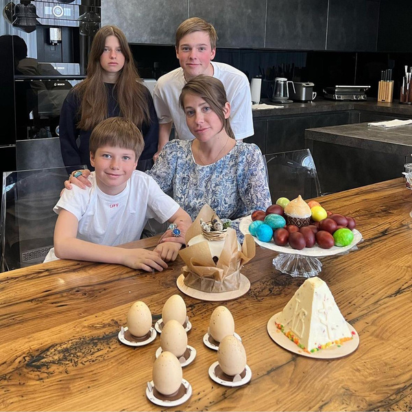 У Барановской трое детей