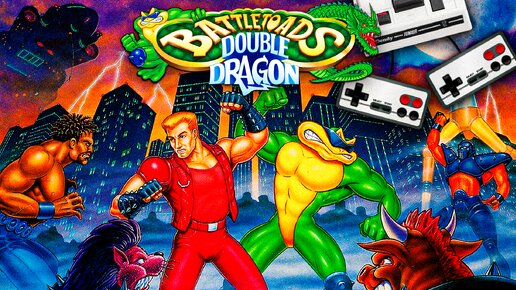 Battletoads and Double Dragon Денди прохождение без контов ретро игры