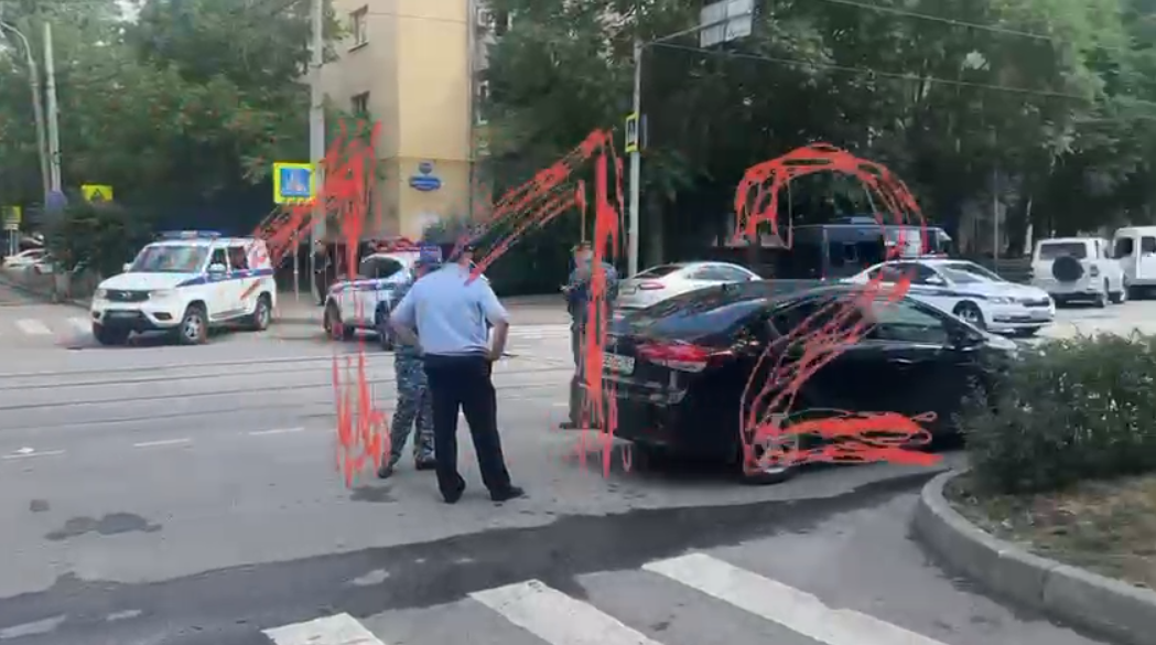 Прилегающие районы оцеплены. Фото. Telegram-канал 112