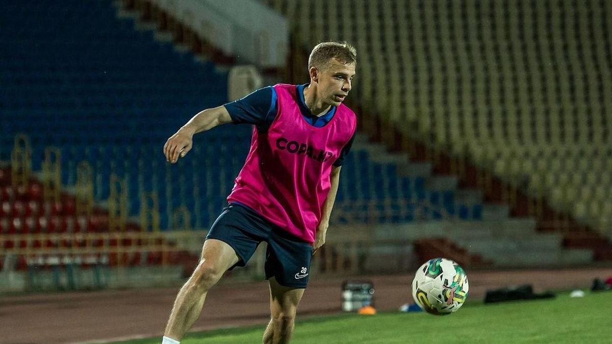    Белорусский футболист Антон Шрамченко:Пресс-служба ФК "Жетысу"