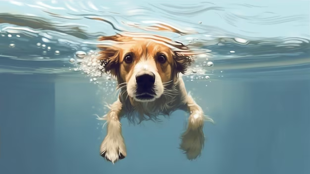 На большинстве территории Россия наступило теплое лето, вода в водоемах прогрелась и самое время доставить вашей собаке удовольствие: свозить ее поплавать на ближайший к вам водоем.-2