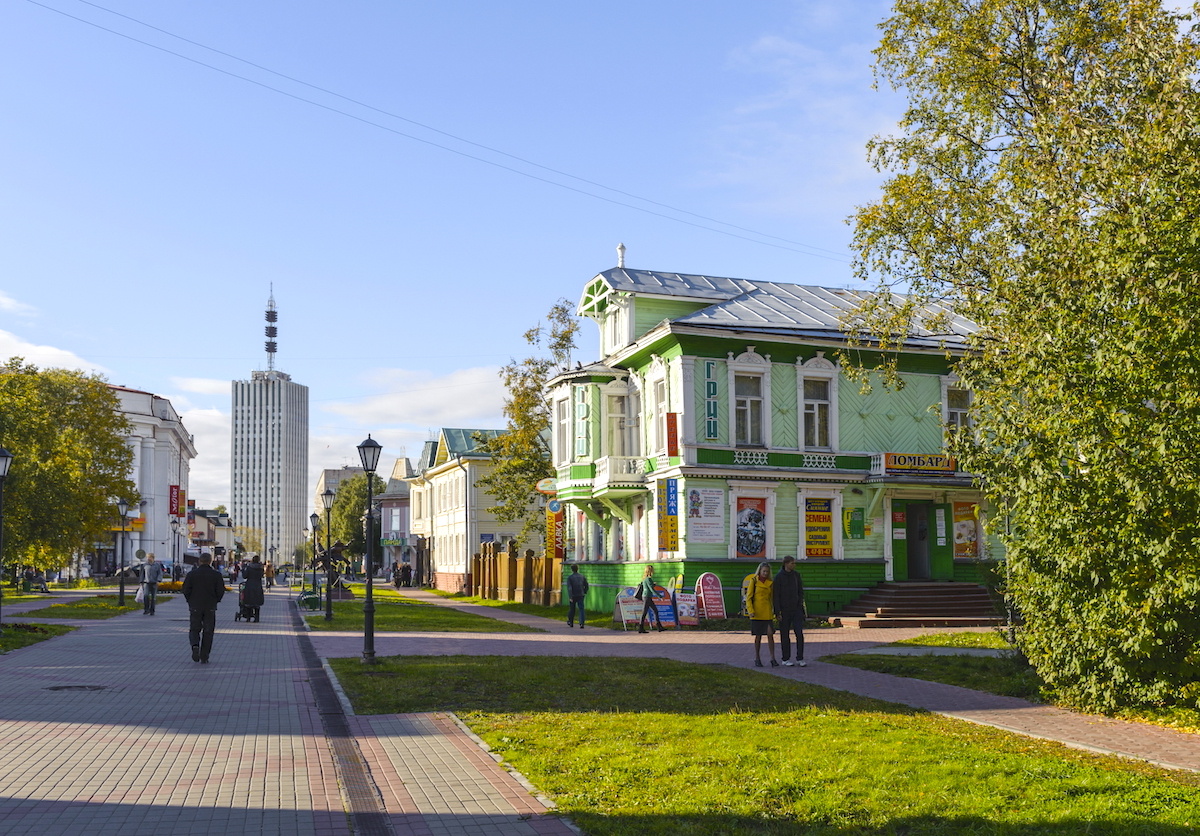 Архангельск, Чумбаровка — проспект Чумбарова-Лучинского. Фото: Александр Вестернин / GeoPhoto