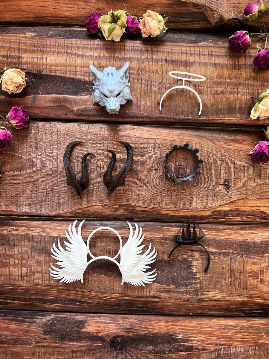 Ободок в виде нимба