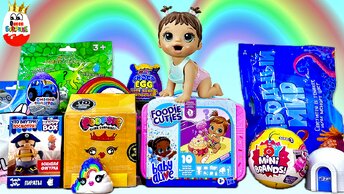 СЮРПРИЗ MIX! FOODIE CUTIES, POOPSIE SLIME Surprise, Синий Трактор, TOY MINI BRANDS, unboxing