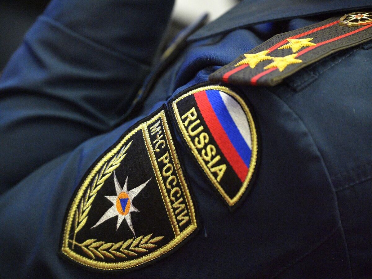    Нашивка сотрудника МЧС РФ© РИА Новости / Евгений Биятов
