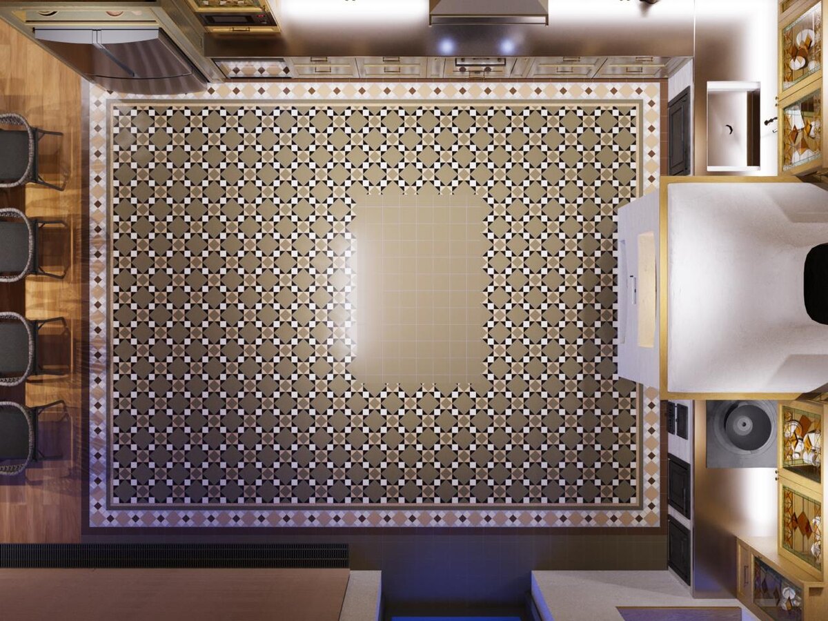 Метлахская плитка. Производство Англия.