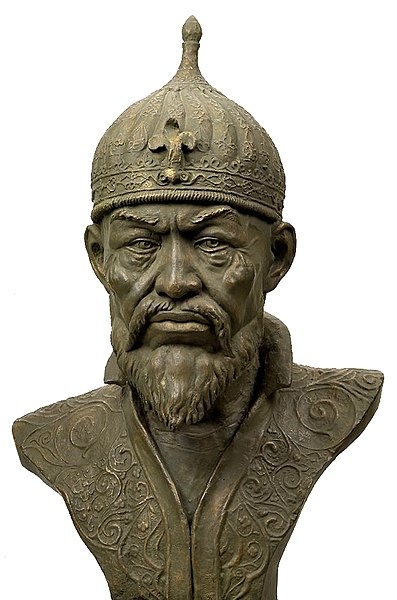 Тамерлан или Тимур (9 апреля 1336, Шахрисабз, Чагатайский улус — 19 февраля 1405, Отрар, Государство Тимуридов) — тюрко-монгольский завоеватель, который основал империю Тимуридов на территории современного Афганистана, Ирана, Месопотамии, северной Индии и Центральной Азии и стал первым правителем династии Тимуридов