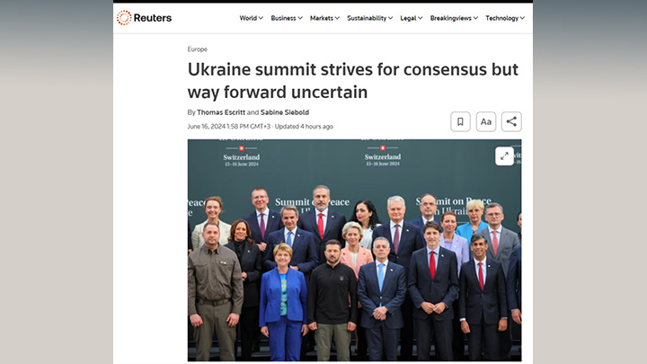 Так называемый мирный саммит по Украине, как и ожидалось, оказался демагогической болтовнёй.-2