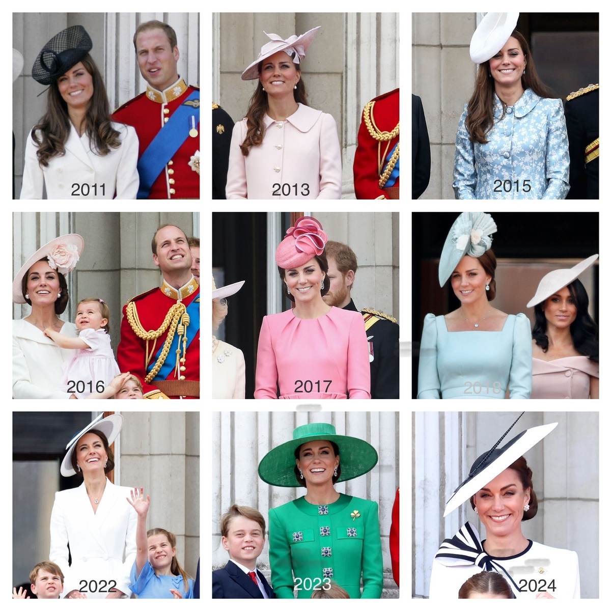 Ещё два года не поместились в коллаж. Фотографии из открытого источника. 