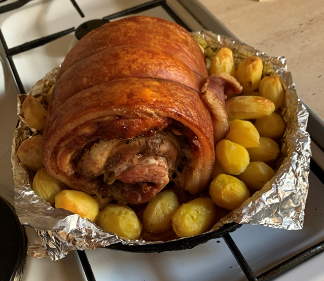 Рулет из свиного бока по-нашему