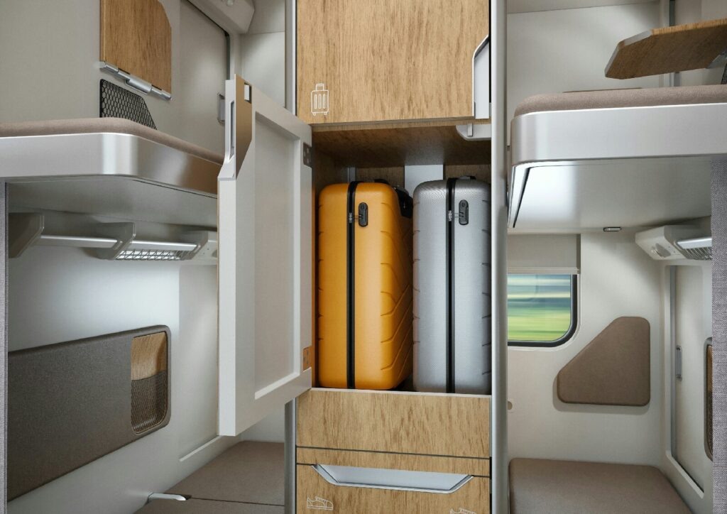 Плацкарт с колонной. Рендер ТМХ