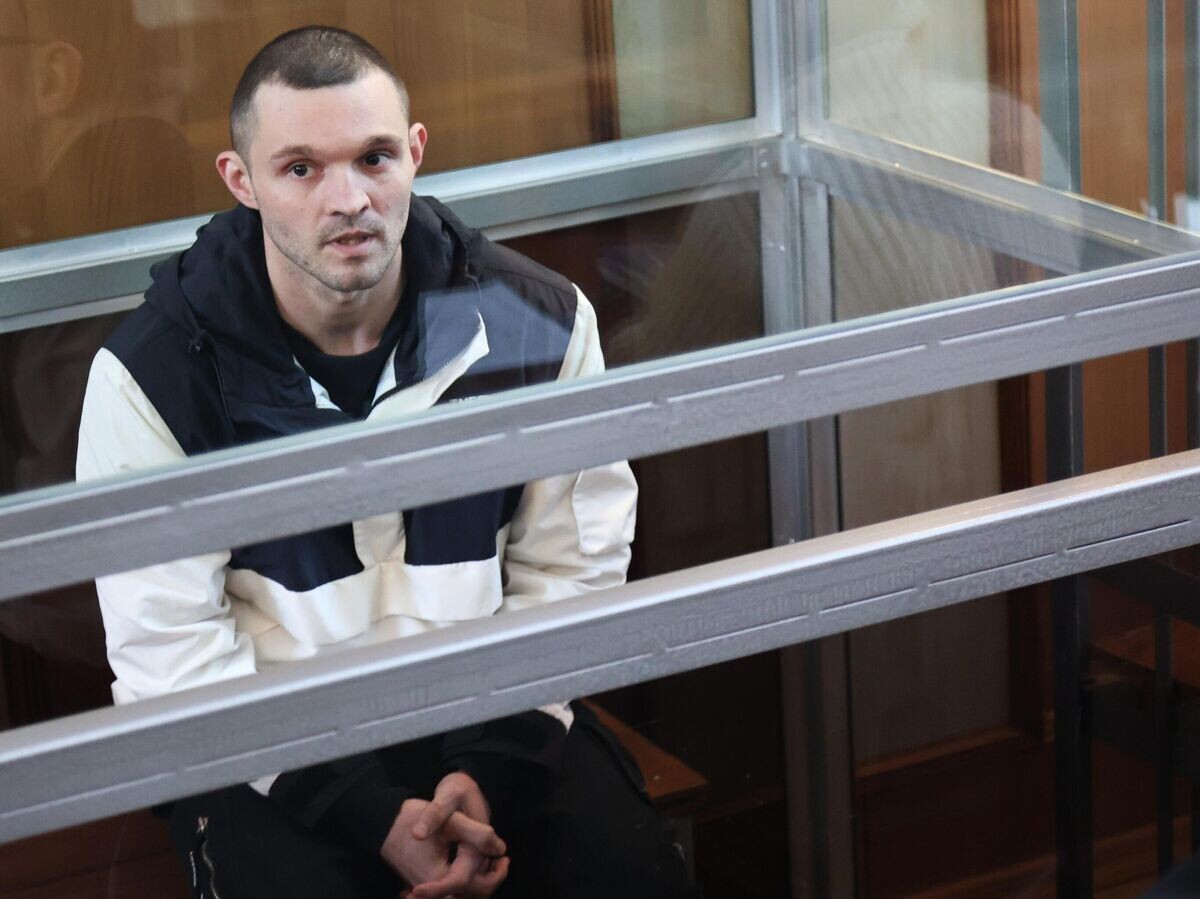    Бывший штаб-сержант США Гордон Блэк на заседании в Первомайском районном суде Владивостока© РИА Новости / Илья Аверьянов