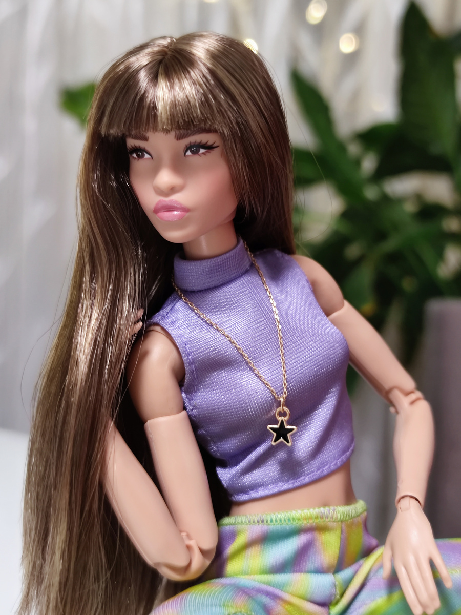 Barbie Looks #24 на молде Симона и теле Хайди