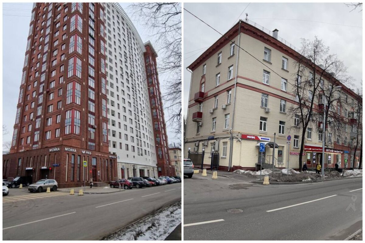 Дом на ул. Маршала Соколовского д. 1 и на ул. Маршала Бирюзова д. 16