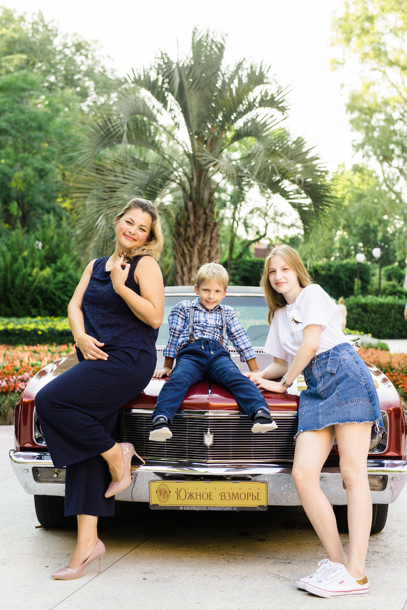 Младший сын, дочка и я 