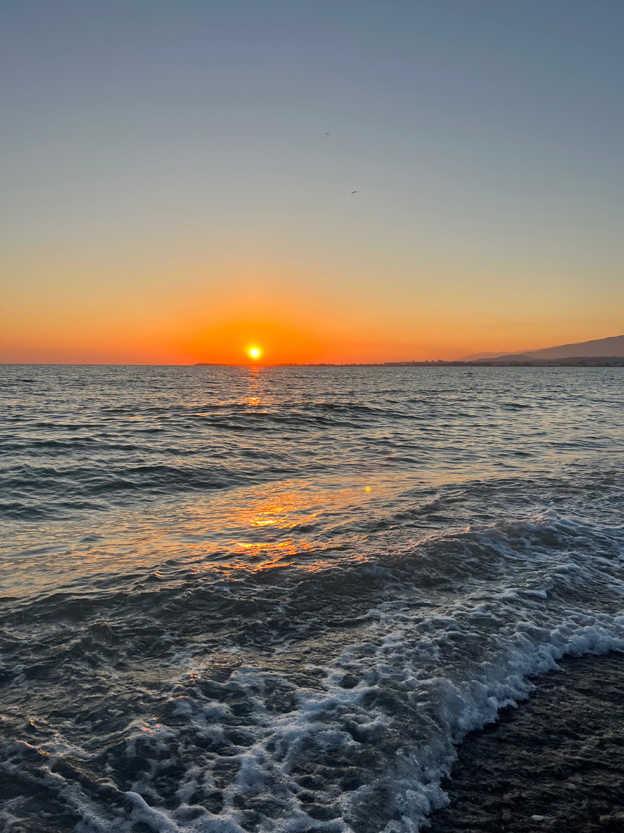 Закат на Черном море