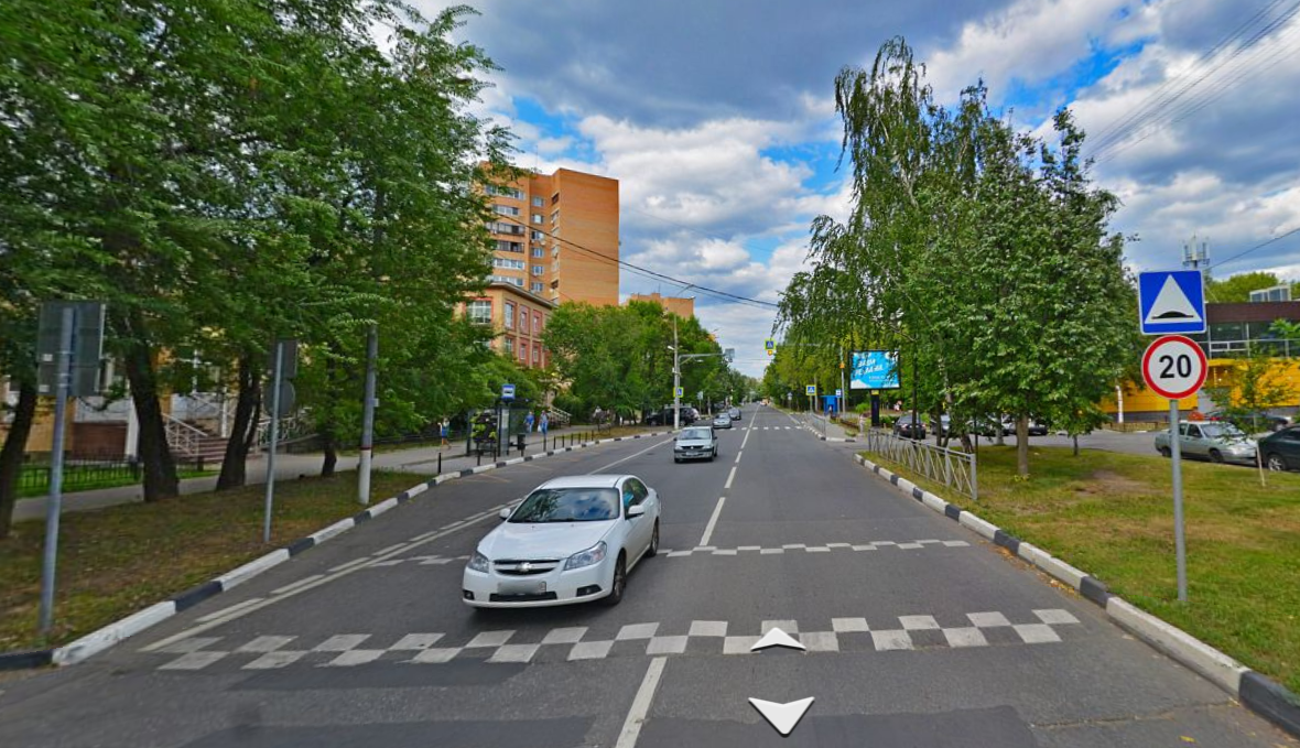 Лётная улица, Мытищи. Фото: Яндекс.Панорамы