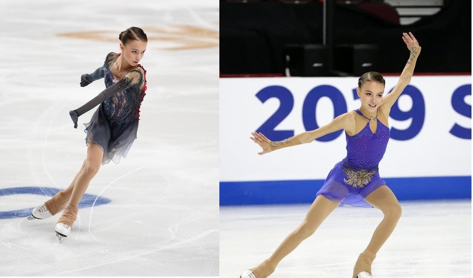 Анна Щербакова Skate America 2019 КП ПП