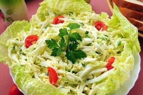 Рецепт Салат с ветчиной и огурцом