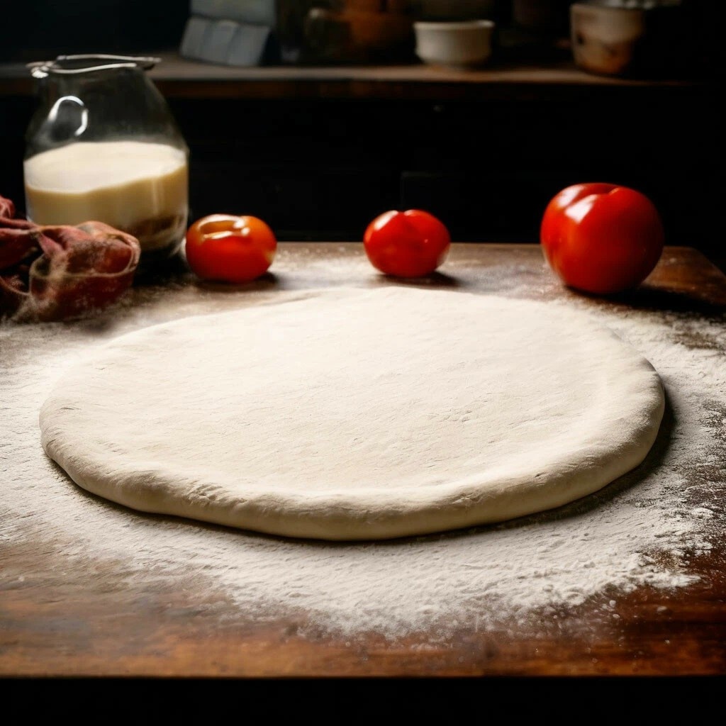 Быстрое тесто для пиццы на сметане за 15 минут