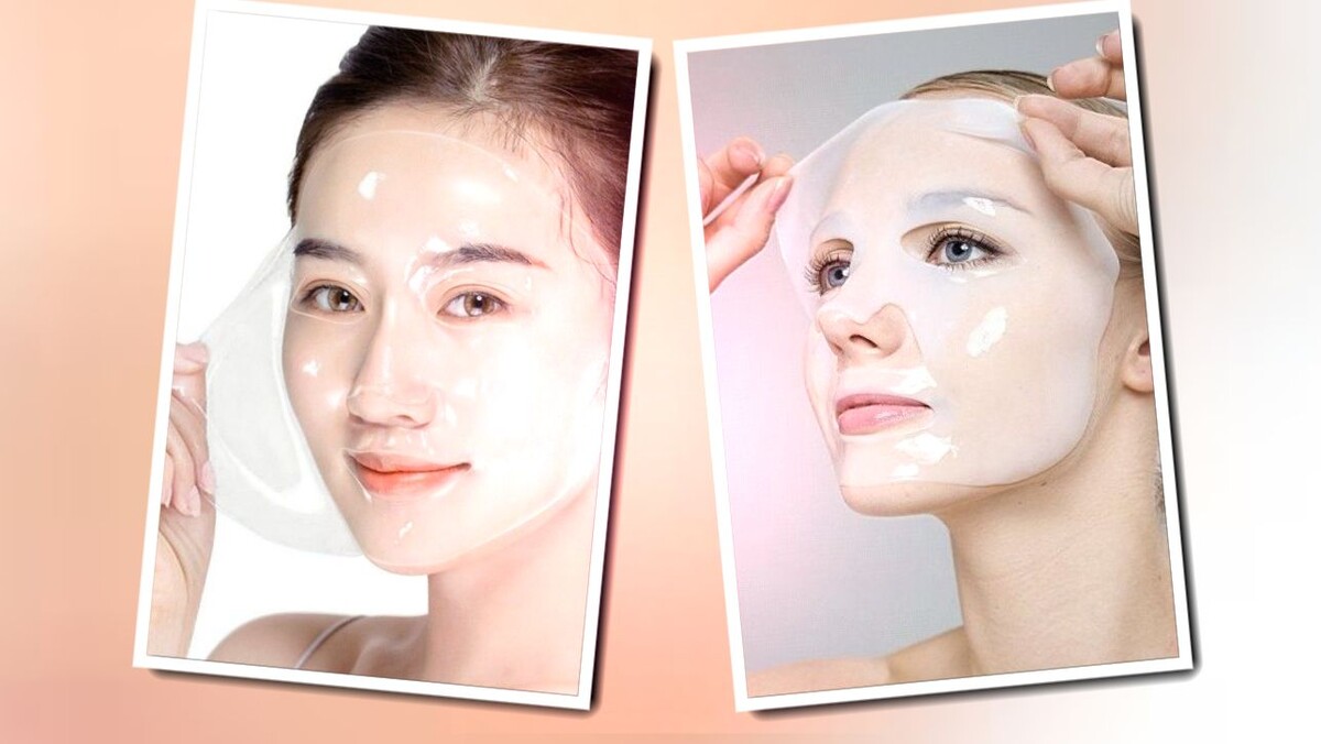 Вот так выглядят покупные гидрогелевые маски. От 200 рублей за штуку, между прочим // коллаж автора, изображения market.yandex.ru