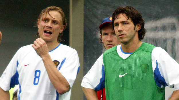 Валерий Карпин и Александр Мостовой не были в сборной России почти полтора года. Фото Александр Федоров, «СЭ»