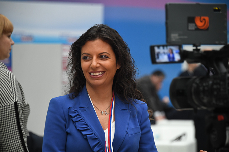    Главный редактор RT Маргарита Симоньян станет модератором дискуссионной сессии на форуме БРИКС+.   
Фото: © Komsomolskaya Pravda/Global Look Press/ www.globallookpress.com