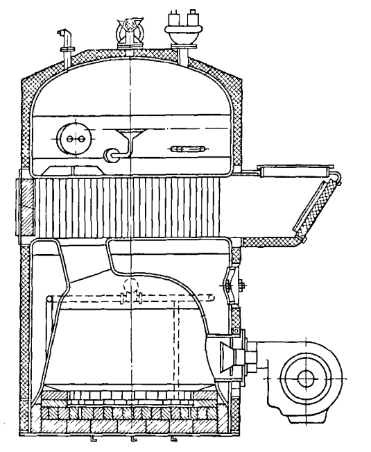 Рисунок 1. Газоводотрубный котел типа "VX".