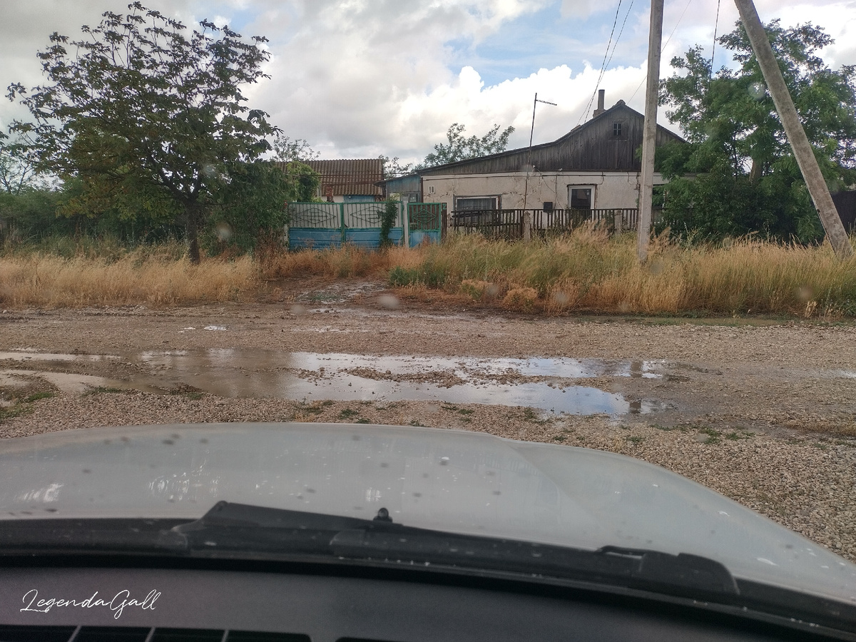 Выезжаем в дождик, лужи кругом