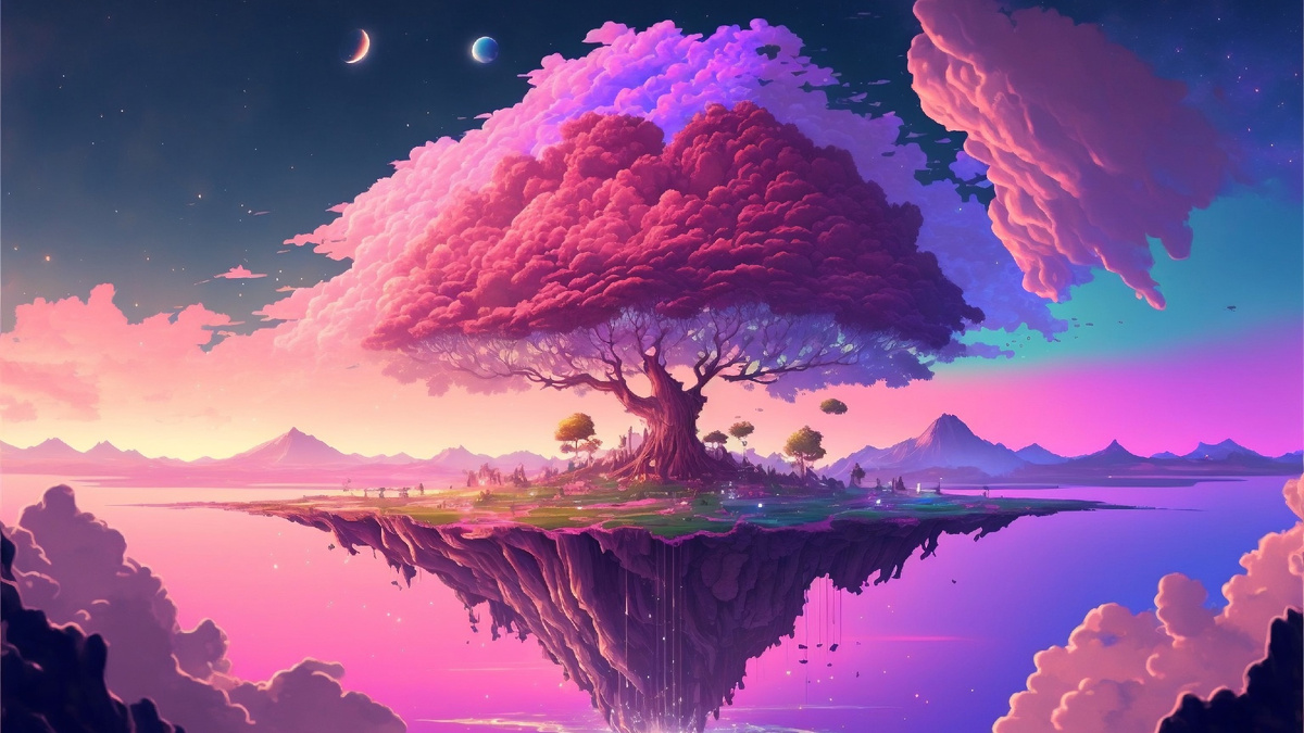 Земляничная Луна. Фото в свободном доступе.