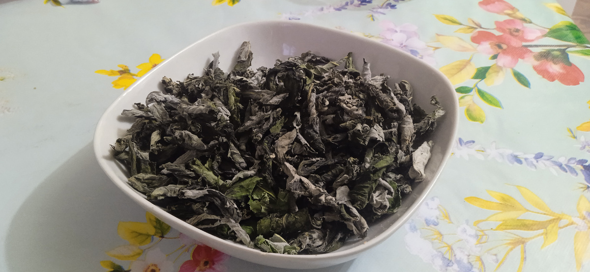 Высушенная мята для чая