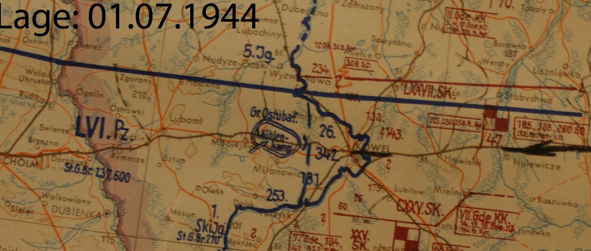 Общее положение в полосе 56-го тк