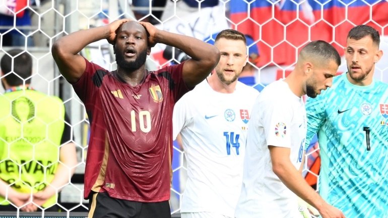    Ромелу Лукаку в матче Бельгия — Словакия. Global Look Press