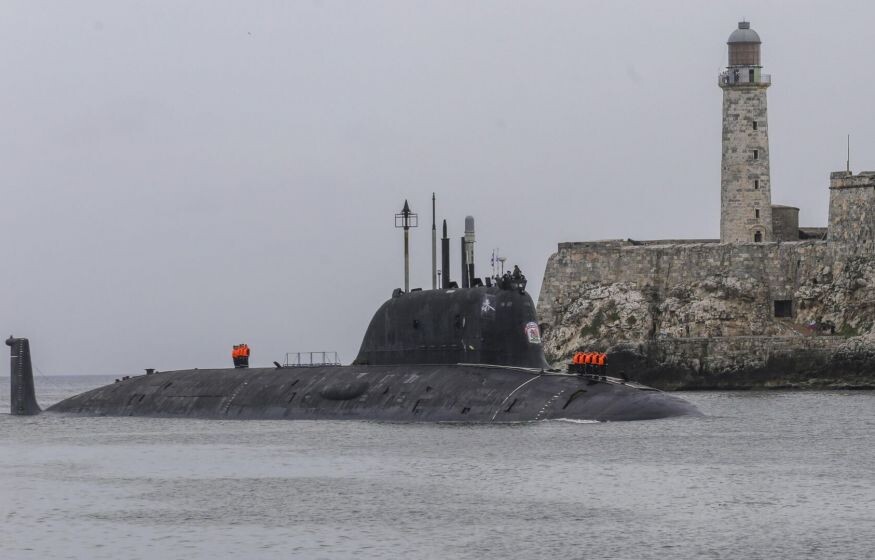    Российская атомная подводная лодка покинула Кубу