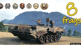 Strv 103B 8 фрагов, 9,1K урона, Колобанов , Паскуччи , Рэдли-Уолтерс