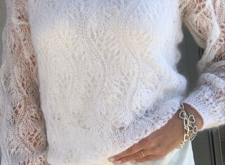 Верная схема прекрасного ажурного узора