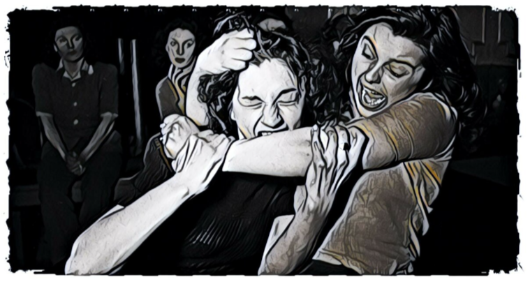 На которая, Вера отреагировала агрессивно