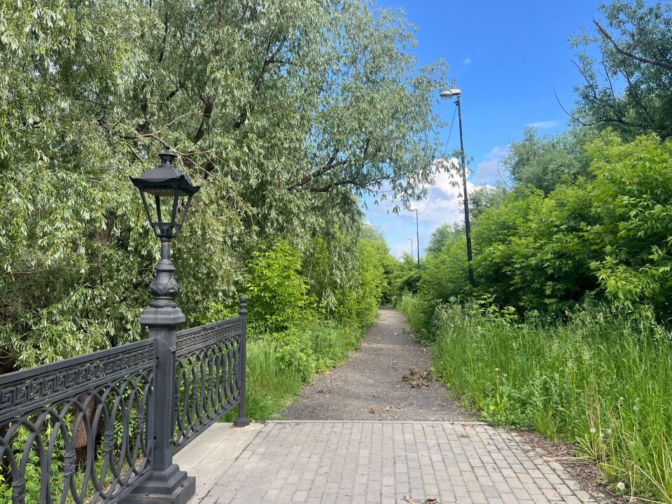    Сквер на улице Приречной . Источник: Валерия Ванюшкина